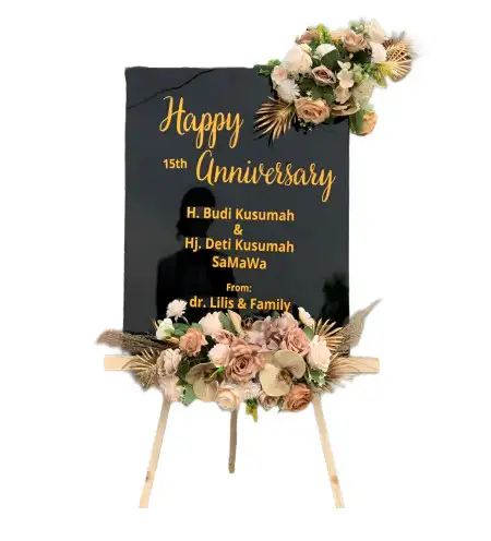 Papan Bunga Akrilik Rusip Antara