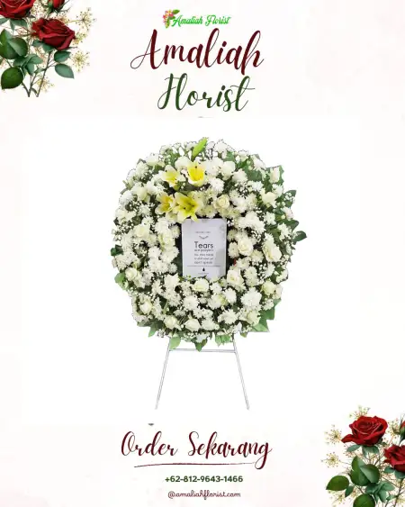 Krans Bunga Duka Rusip Antara