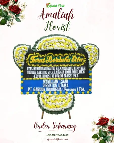 Papan Bunga Duka Rusip Antara